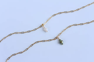Cross Baroque Pearl Necklace