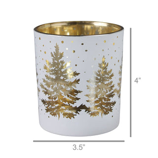 Votive, Glass - Tree
