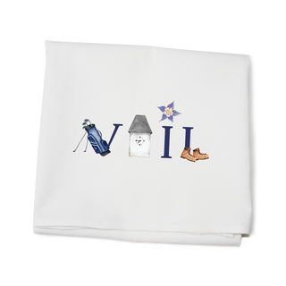 Vail summer flour sack towel
