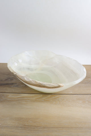 White Onyx Bowl Large