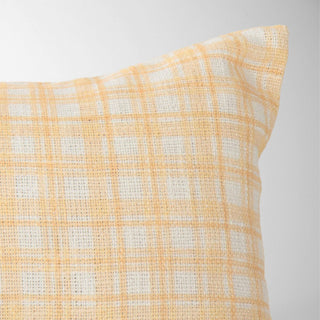Freya Plaid Lumbar Pillow Cover – Decorative, Soft Fabric