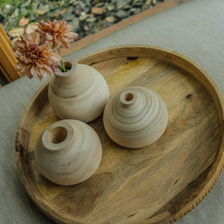 Woodspun Vase