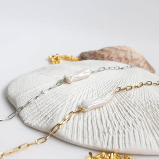 Freshwater Biwa Pearl Bracelet