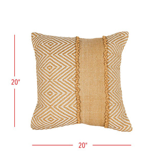 20x20 Outdoor Indoor Ochre Pillow