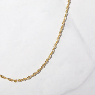 14k gold plate over silver - Layering Necklace Chain