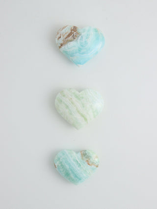Caribbean Calcite Heart