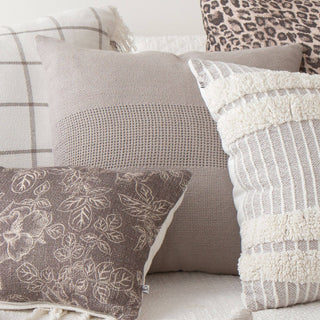 Lennox Woven Textured Pillow Cover –Soft, Stylish Decorative