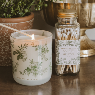 Green Delft 12 oz Soy Candle