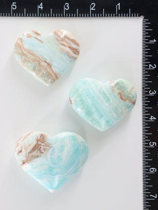 Caribbean Calcite Heart