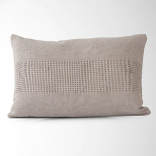 Lennox Woven Textured Pillow Cover –Soft, Stylish Decorative