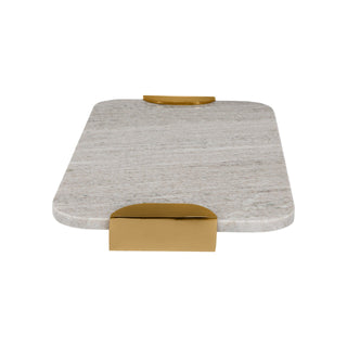 Gray Marble  Rectangular Tray