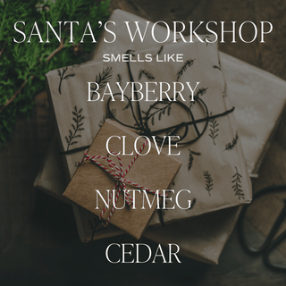 Santa's Workshop 9 oz Soy Candle - Christmas Decor