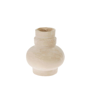 Small Paper Mache Vase - Handmade