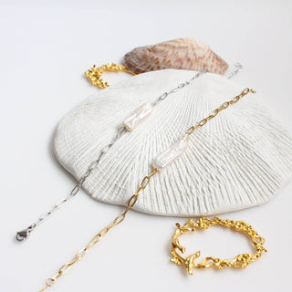 Freshwater Biwa Pearl Bracelet