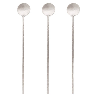 Silver Catalina Stirring Spoons - Set of 3