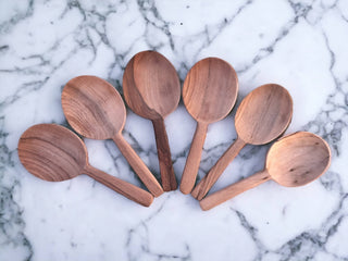 Kitchen Spoons & Utensils - Set of 2 - handmade Walnut (1)