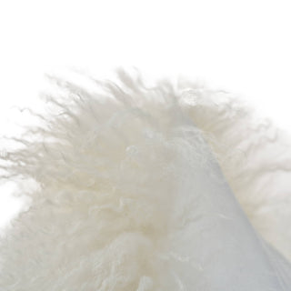 Mongolian Pillow crafted from the prized Mongolian lamb fur