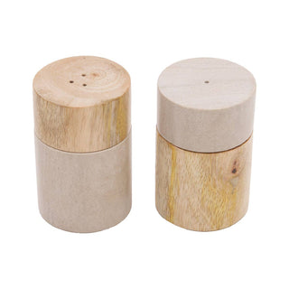 Marble and Wood -  Salt & Pepper Shakers