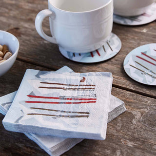 NORDIC SKI Paper Napkins, Pack of 20